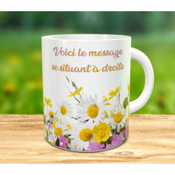 Mug yellow and purple...