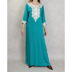 Woman embroidered Algerian...