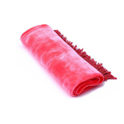 Solid pink children's rug...