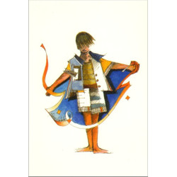 Postcard The juggler of...